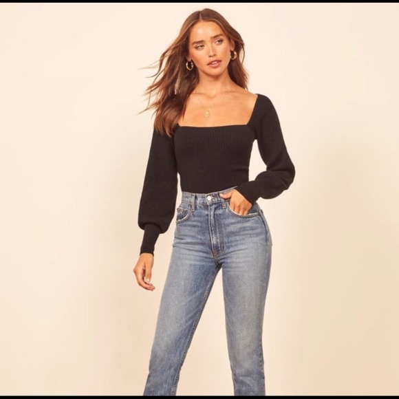 Reformation Isabel Cashmere & Wool Sweater NWT!! - Picture 3 of 10